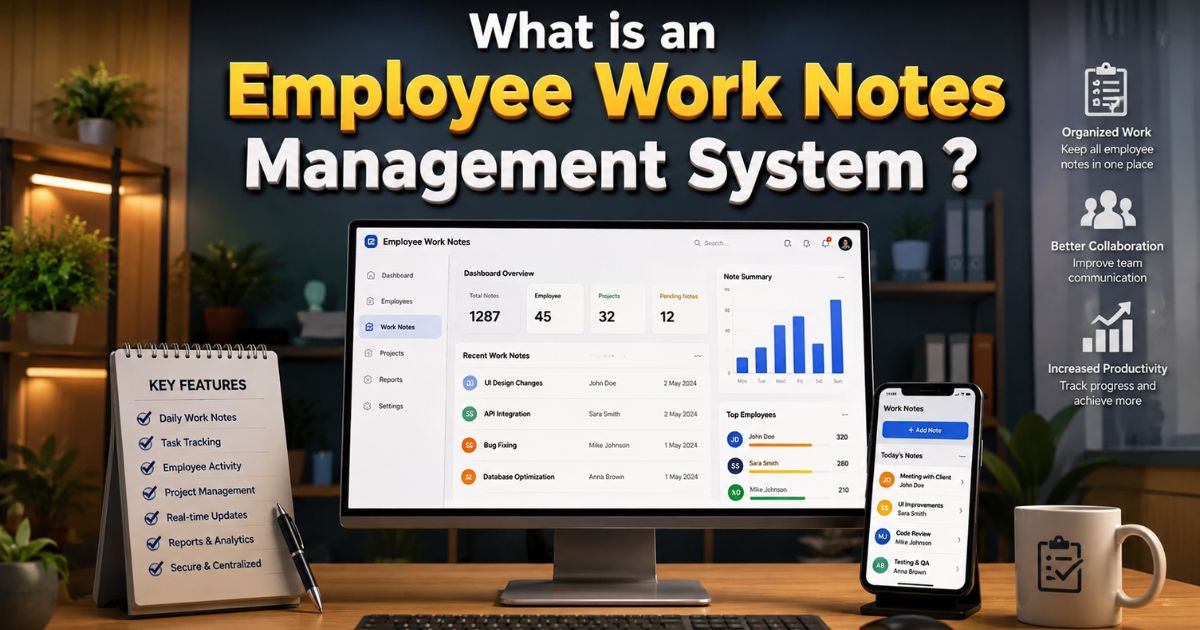 What is an Employee Work Notes Management System?