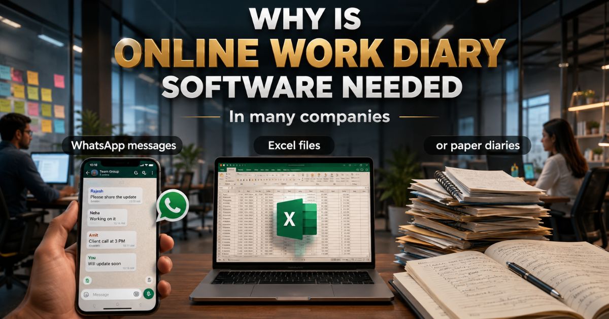 What is online work diary software