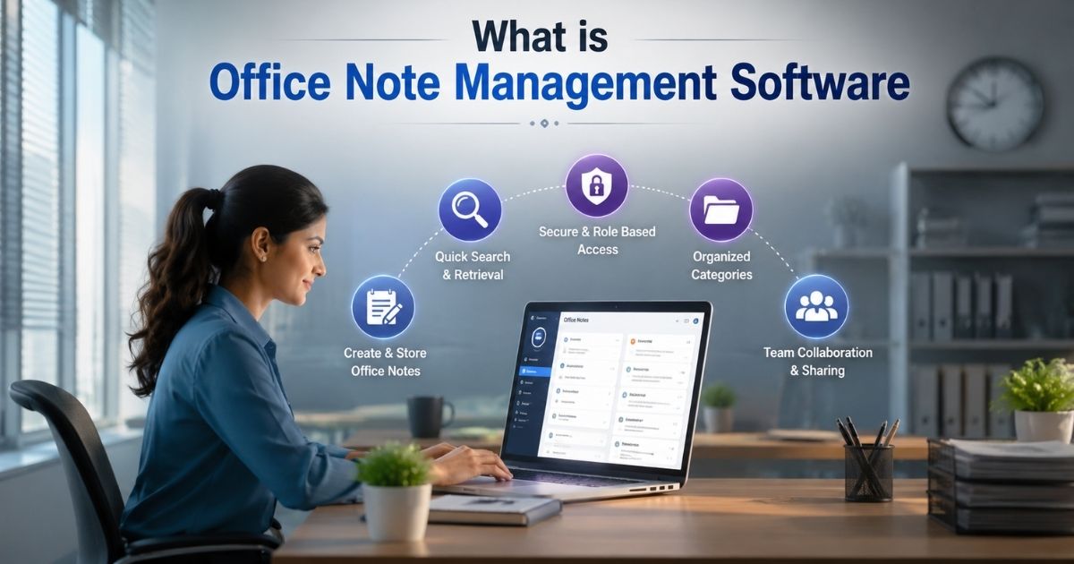 What is Office Note Management Software