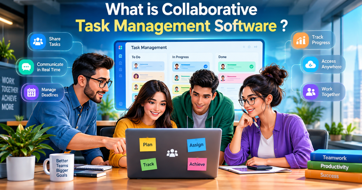 What is collaborative task management software?