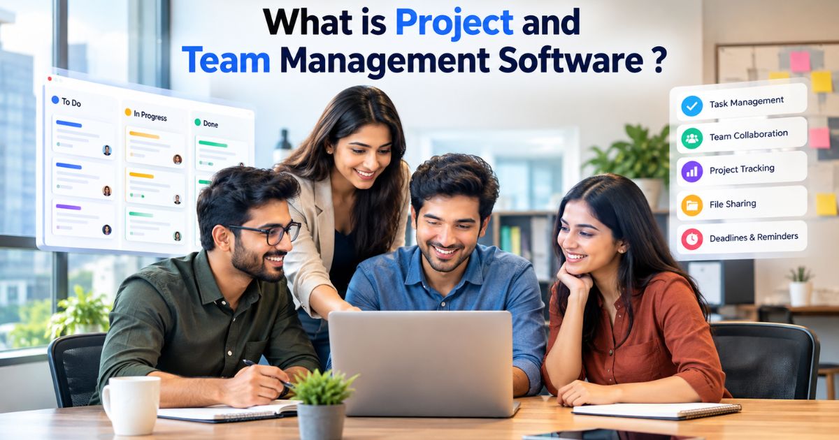 What is project and team management software?