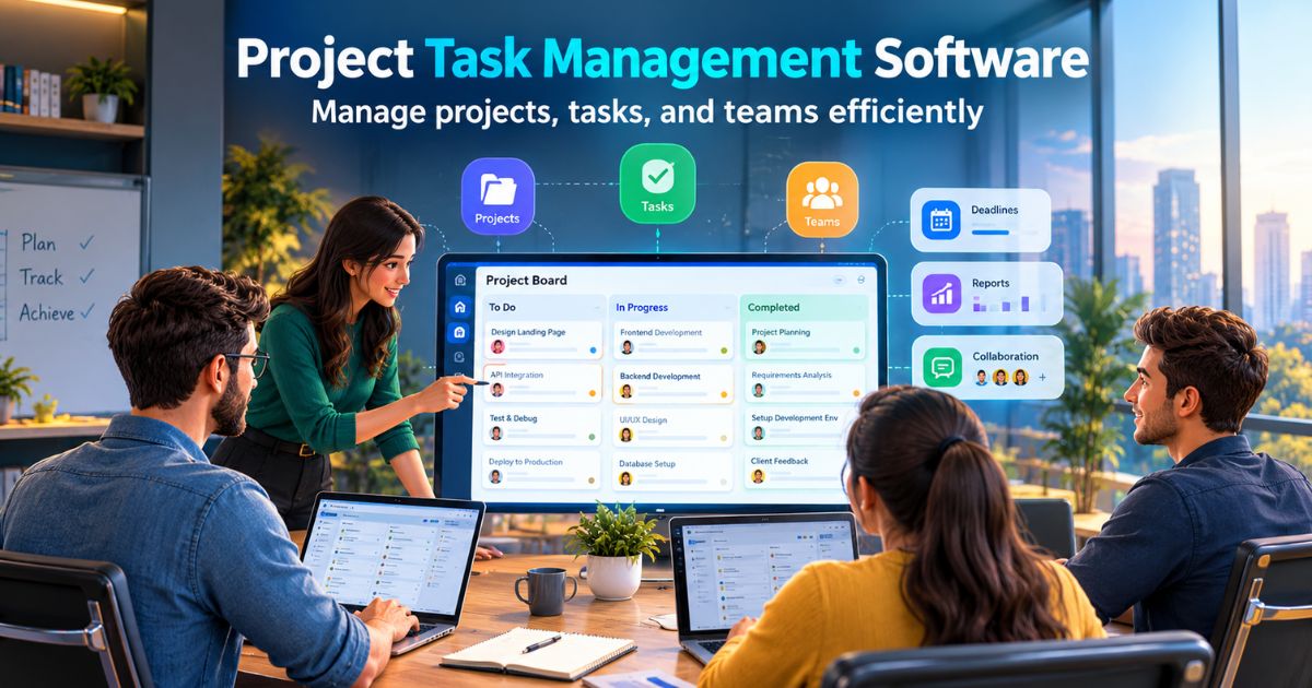 Project Task Management Software Manage projects, tasks, and teams efficiently