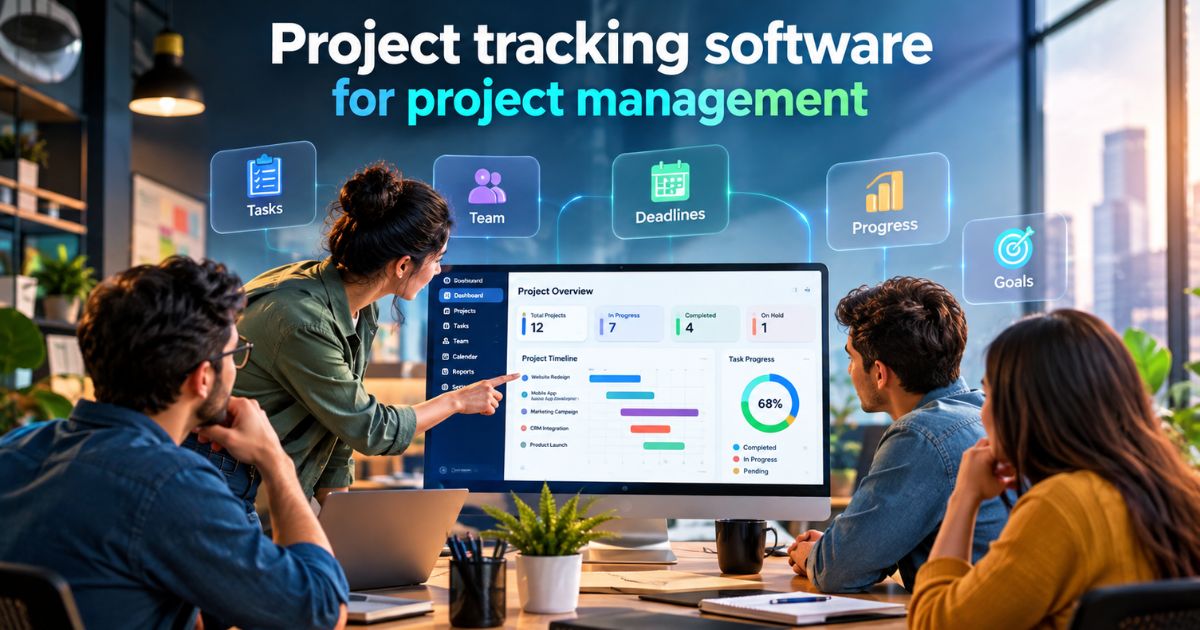Project tracking software for project management