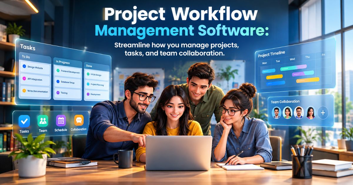 Project Workflow Management Software: Streamline how you manage projects, tasks, and team collaboration.