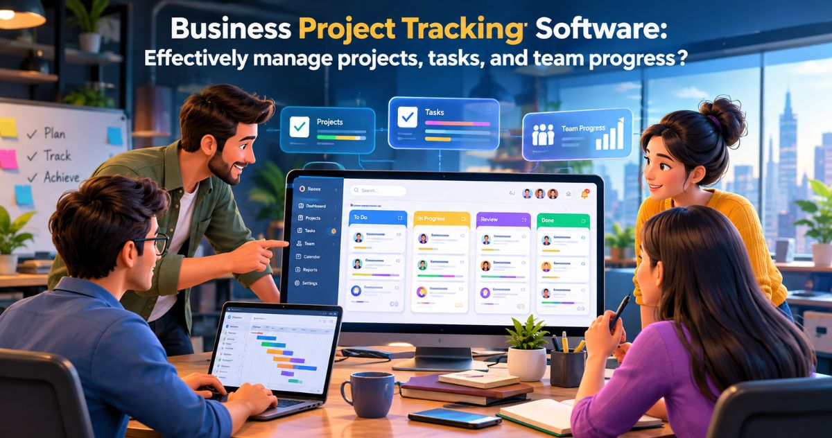 Business Project Tracking Software: Effectively manage projects, tasks, and team progress?