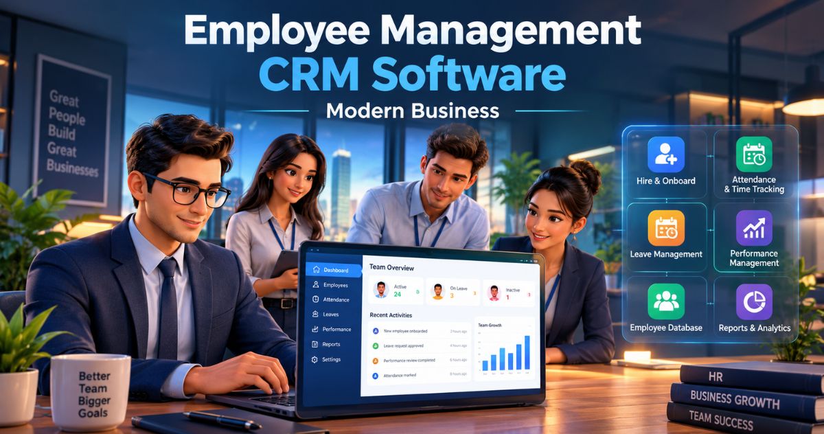Employee Management CRM Software Modern Business